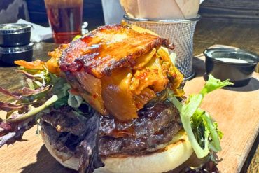 Seoul 2.0 (double patty) at Bang Bang Burgers in Charlotte, North Carolina