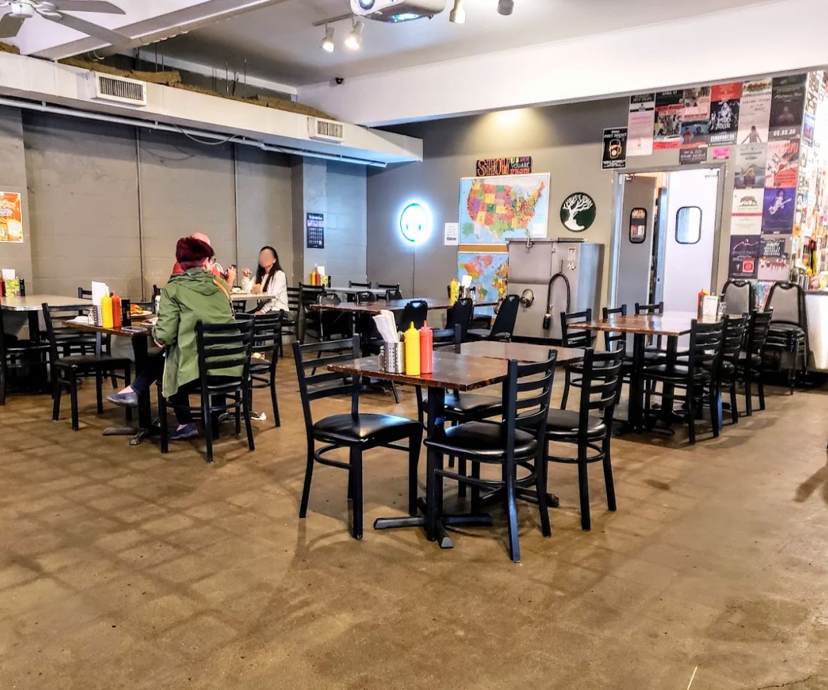 interior of Grind Burger Kitchen in Louisville, KY