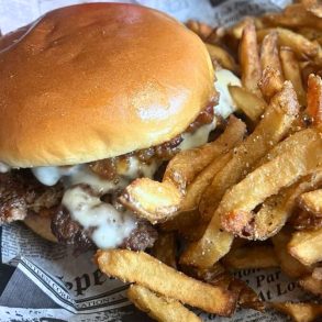 Chubby Burger at Chubby's Burgers And Brewhouse in Blythewood, SC