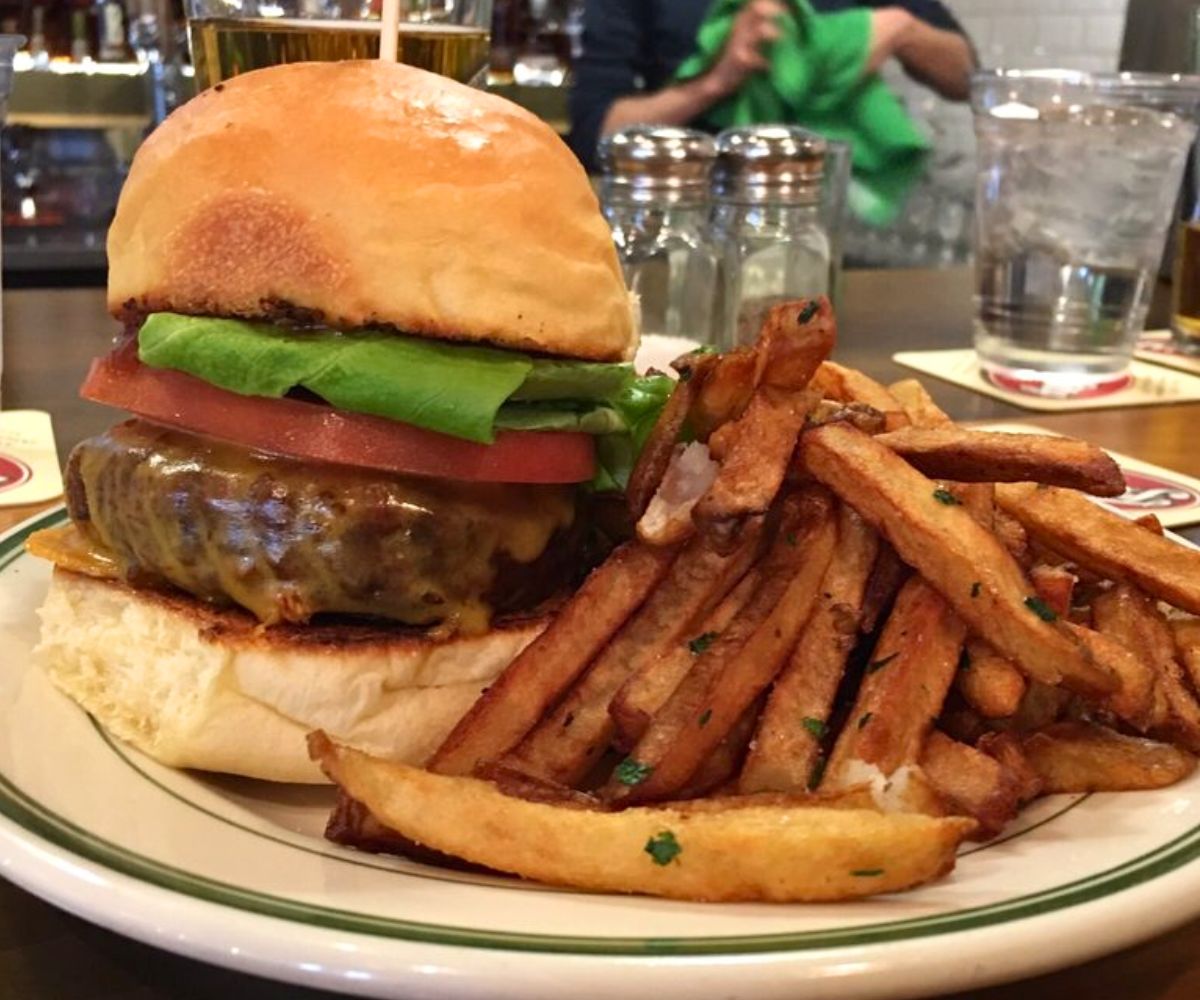 Veggie Burger at Grind Burger Kitchen in Louisville, Kentucky