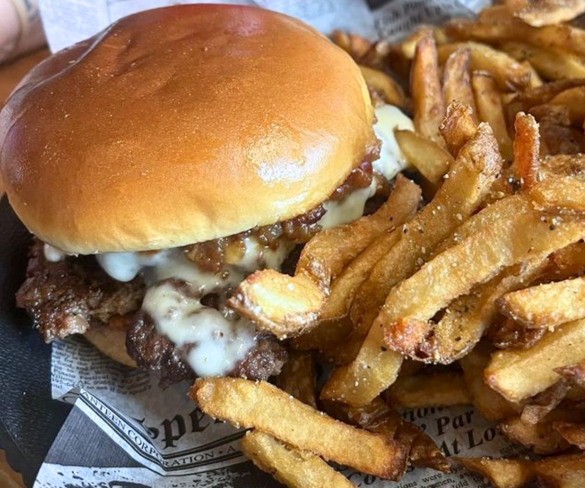 Chubby Burger at Chubby's Burgers And Brewhouse in Blythewood, SC