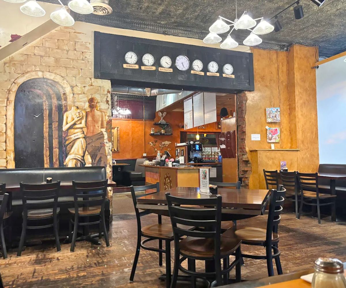 interior of One World in Peoria, Illinois