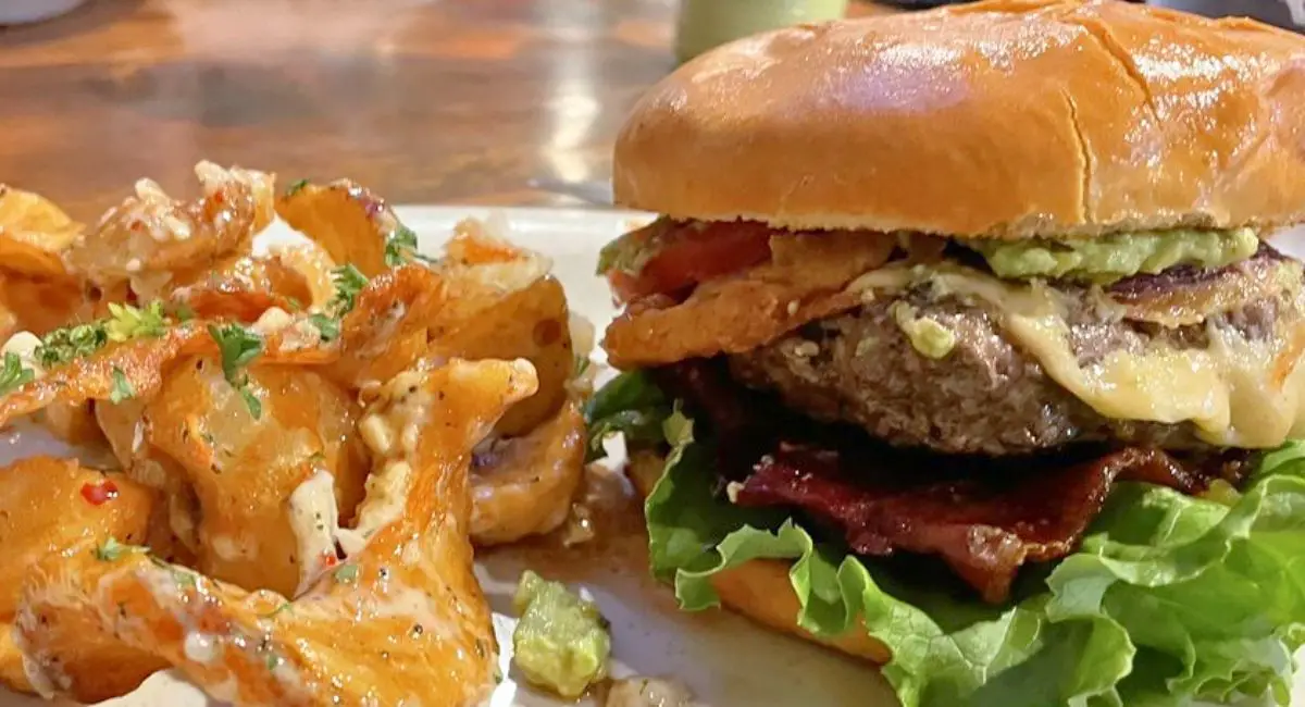 Cross the Border Burger at Scooter's Chillin'-N-Grillin' in Twin Falls, ID