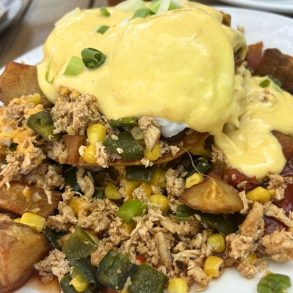 Baja Chicken Stack at McKay Cottage Restaurant in Bend, OR