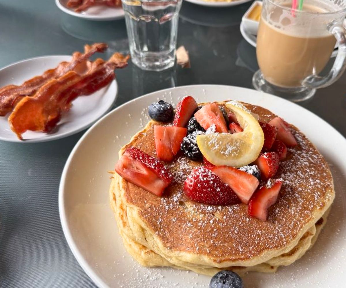 Lemon Ricotta Pancakes at McKay Cottage Restaurant in Bend, OR