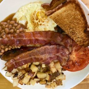 British Breakfast at Cafe Elena in Columbus, OH