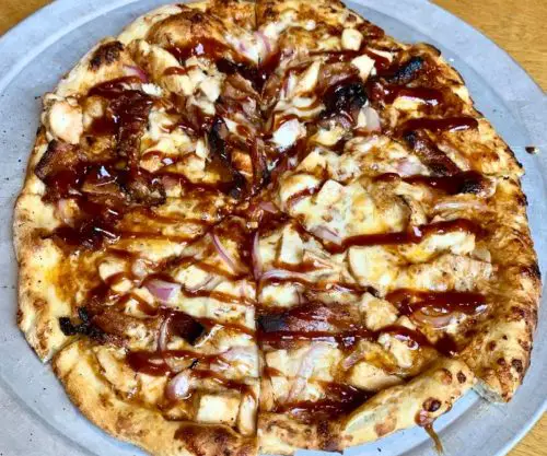 BBQ Chicken Pizza at Nonna's Place in Concord, New Hampshire