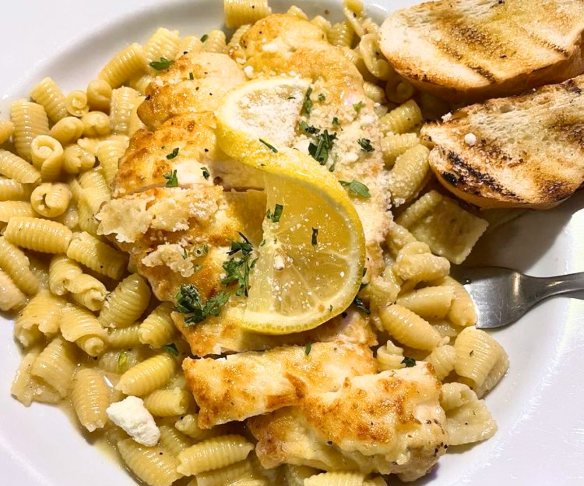 Lemony Chicken at Nonna's Place in Concord, New Hampshire