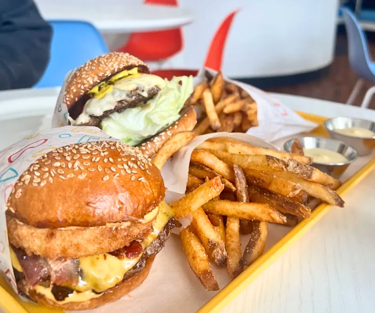 burgers at Le Burger 4304 in Minneapolis, Minnesota