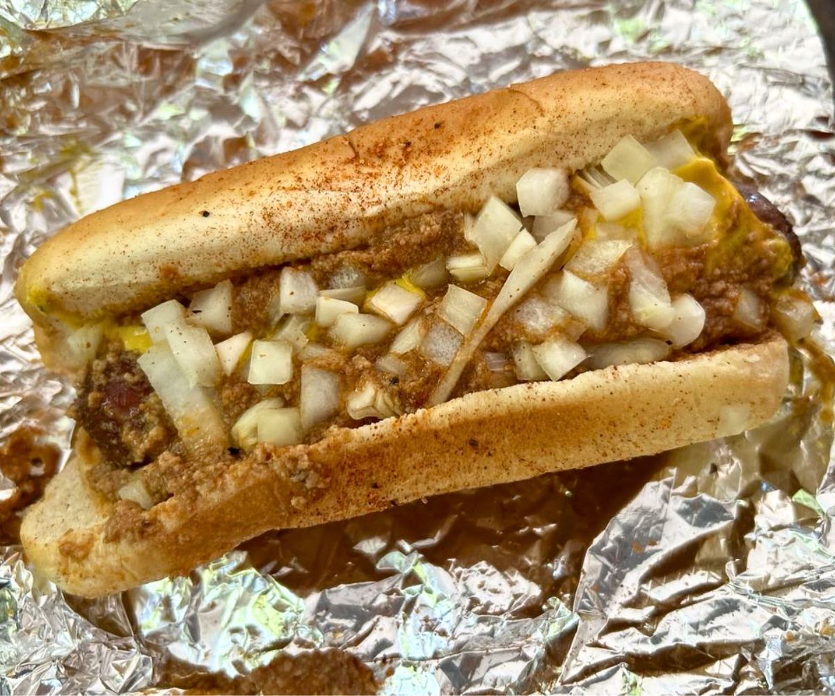 Coal Miner Dog at Hillbilly Hot Dogs in Lesage, West Virginia