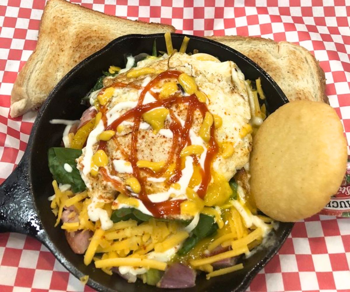 Crazy Eggs at D' Road Cafe in Montgomery, AL