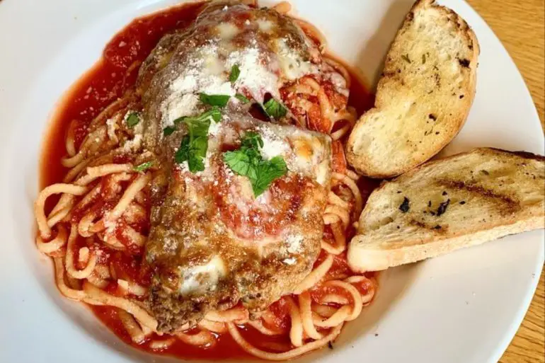 Chicken Parmigiana at Nonna's Place in Concord, NH