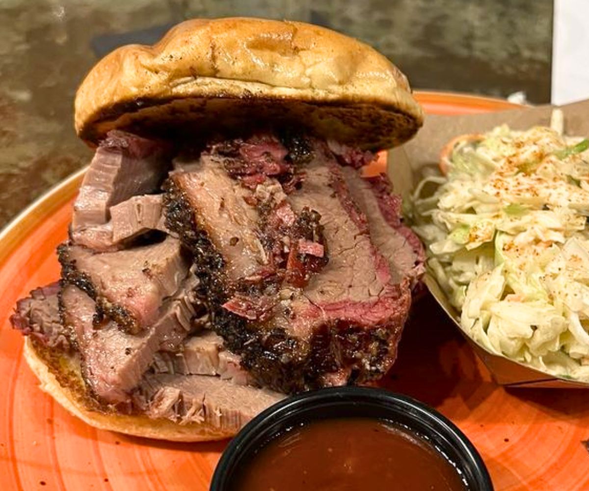 Smoked Brisket Sandwich at Sidebar On Main in Sumter, South Carolina