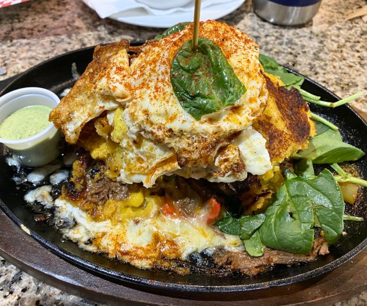 Cachapa at D' Road Cafe in Montgomery, Alabama