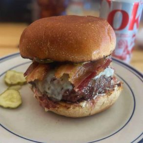 burger at main street meats in Chattanooga TN
