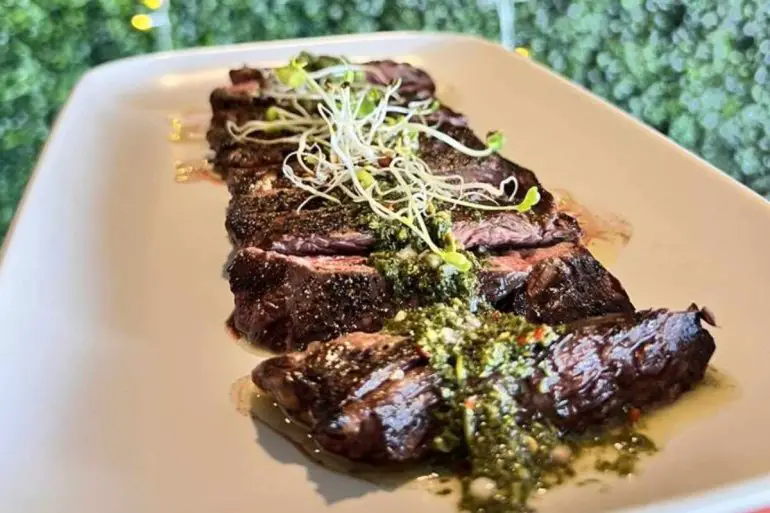 churrasco beef at Fat stork in Davie, FL