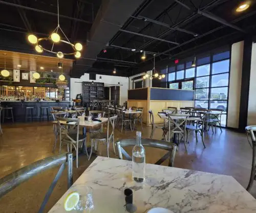 inside Di Campli’s Italian Ristorante in Waco Texas