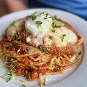 spaghetti at rimini's restaurantt in Kirkland, WA