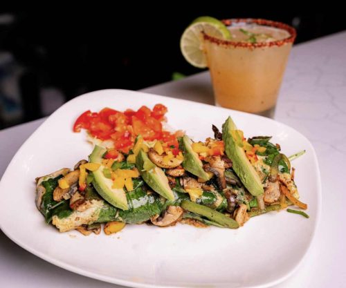 smothered burrito at calle chile in mesa AZ