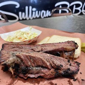 beef ribs at sullivan texas bbq in lewisville Texas