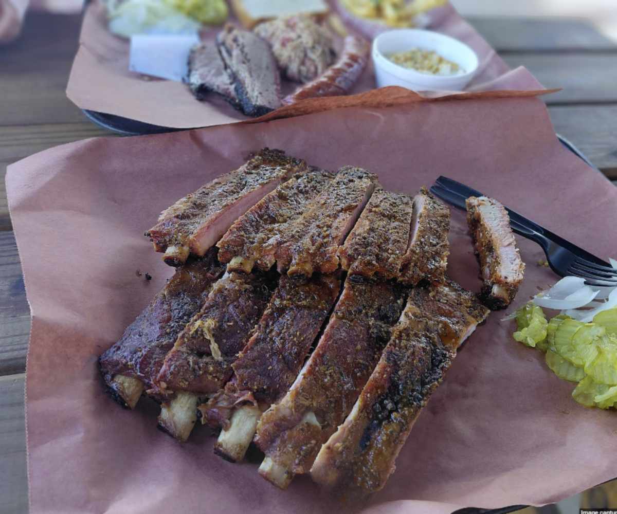 pork ribs at sullivan texas bbq in lewisville TX