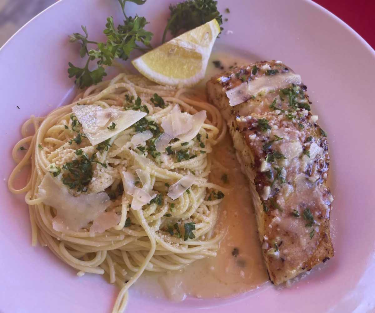 salmon at mamma mia in bakersfield CA