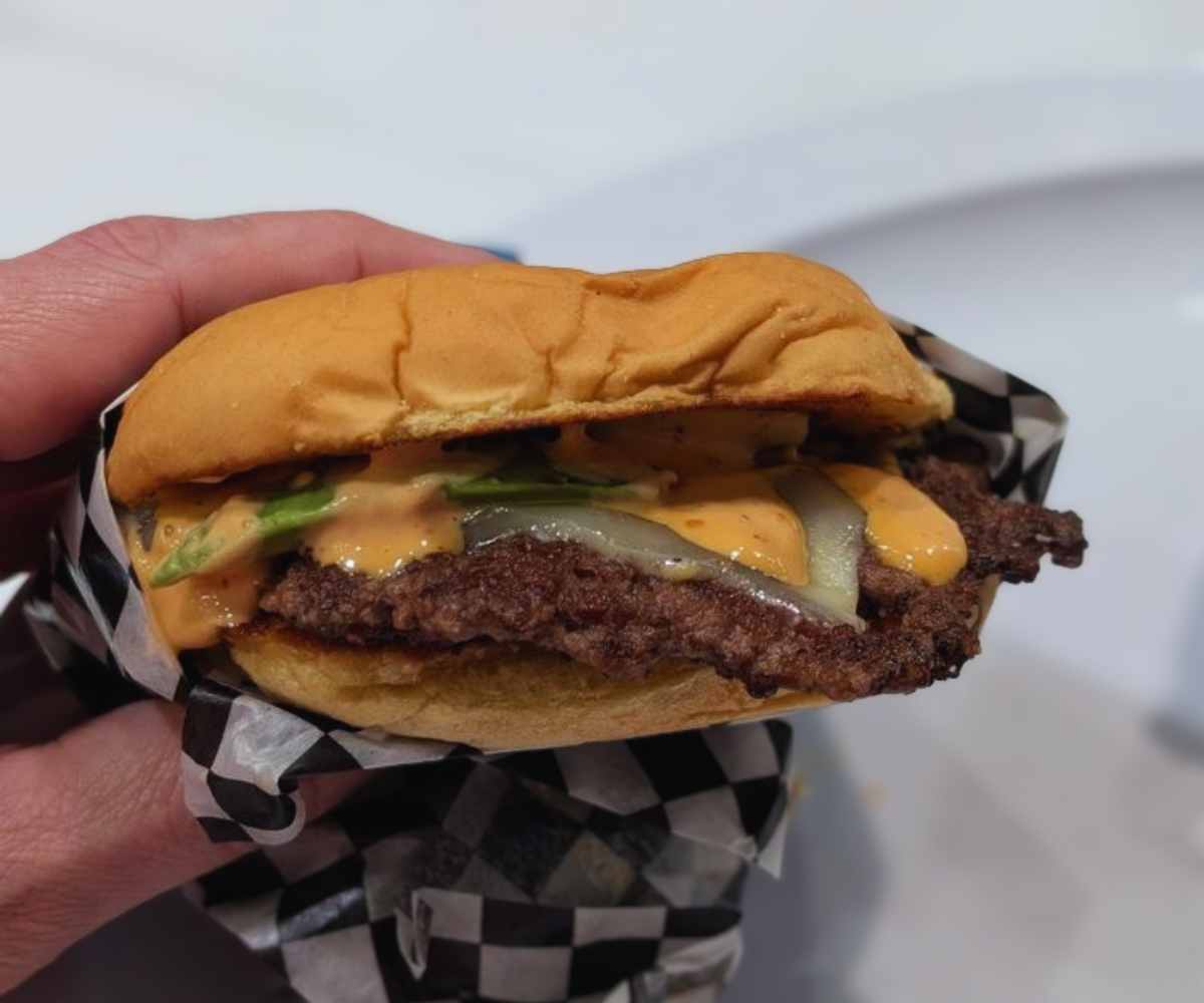 chipotle burger at patty's diner in burlingame, CA