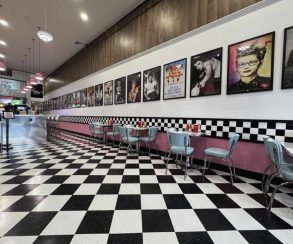 inside patty's diner in burlingame CA