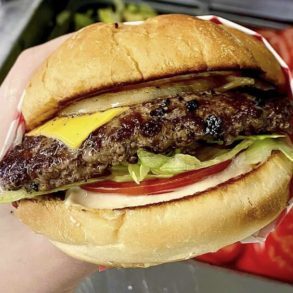 burger at snack shack in eugene oregon