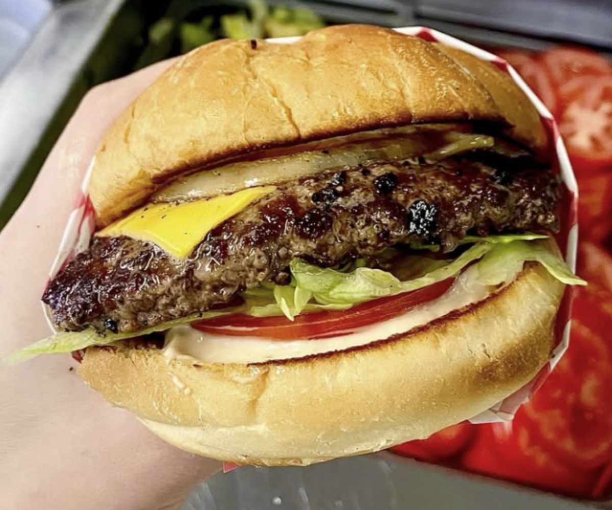 burger at snack shack in eugene oregon