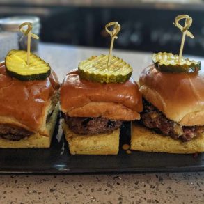 wagyu sliders at cook & craft in Scottsdale, AZ