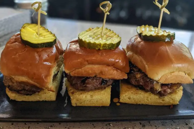 wagyu sliders at cook & craft in Scottsdale, AZ