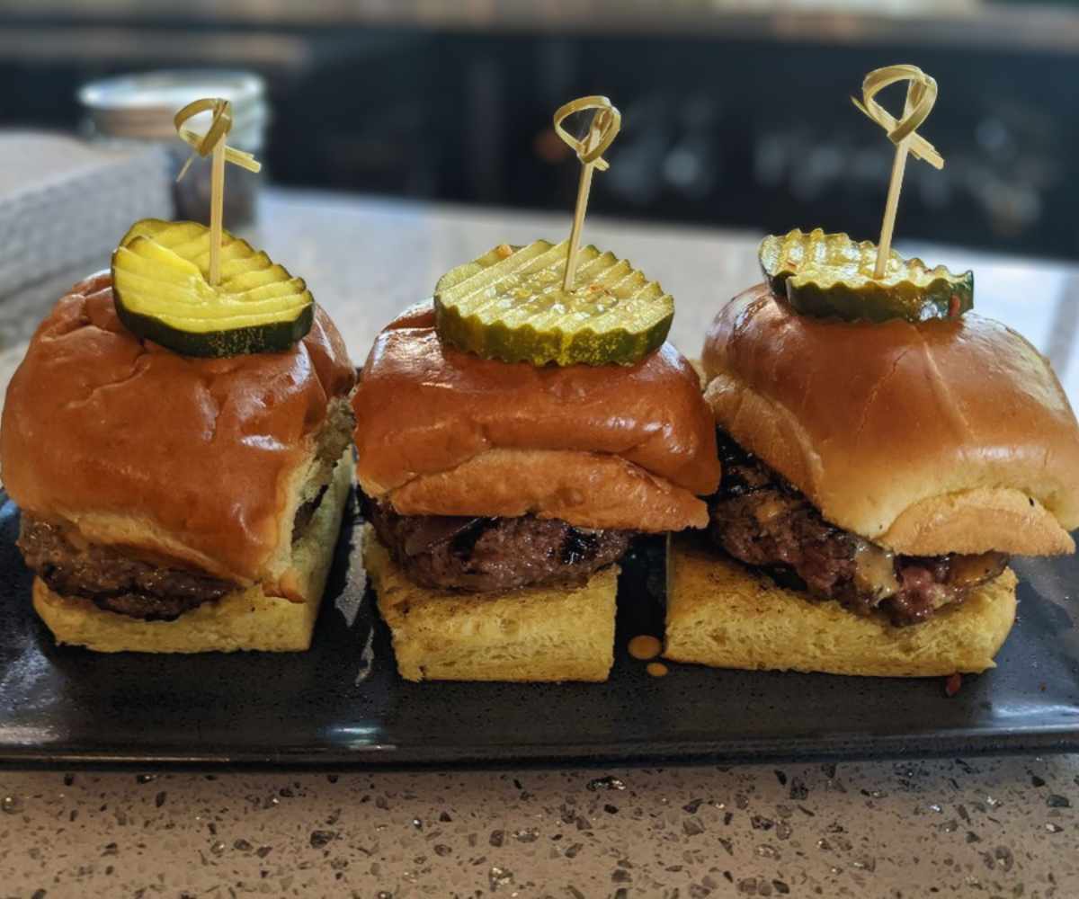 wagyu sliders at cook & craft in Scottsdale, AZ