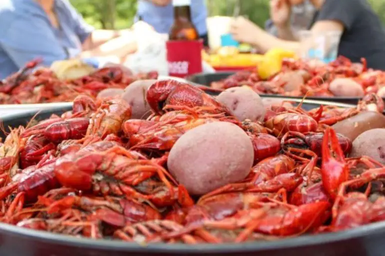 Food at T Leblanc's Creole Kitchen located in Slidell, LA.