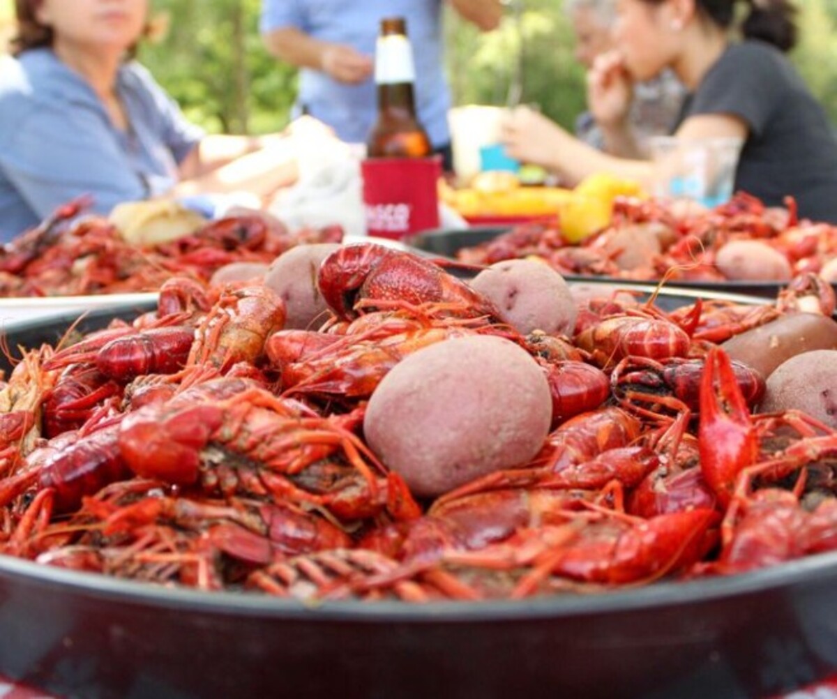 Food at T Leblanc's Creole Kitchen located in Slidell, LA. 