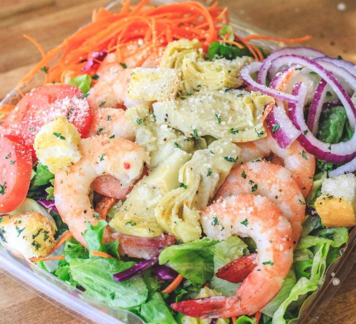 Food at T Leblanc's Creole Kitchen located in Slidell, LA. 