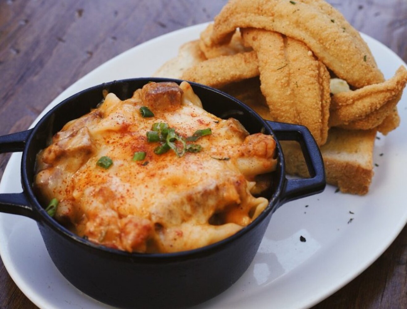 Food at T Leblanc's Creole Kitchen located in Slidell, LA. 