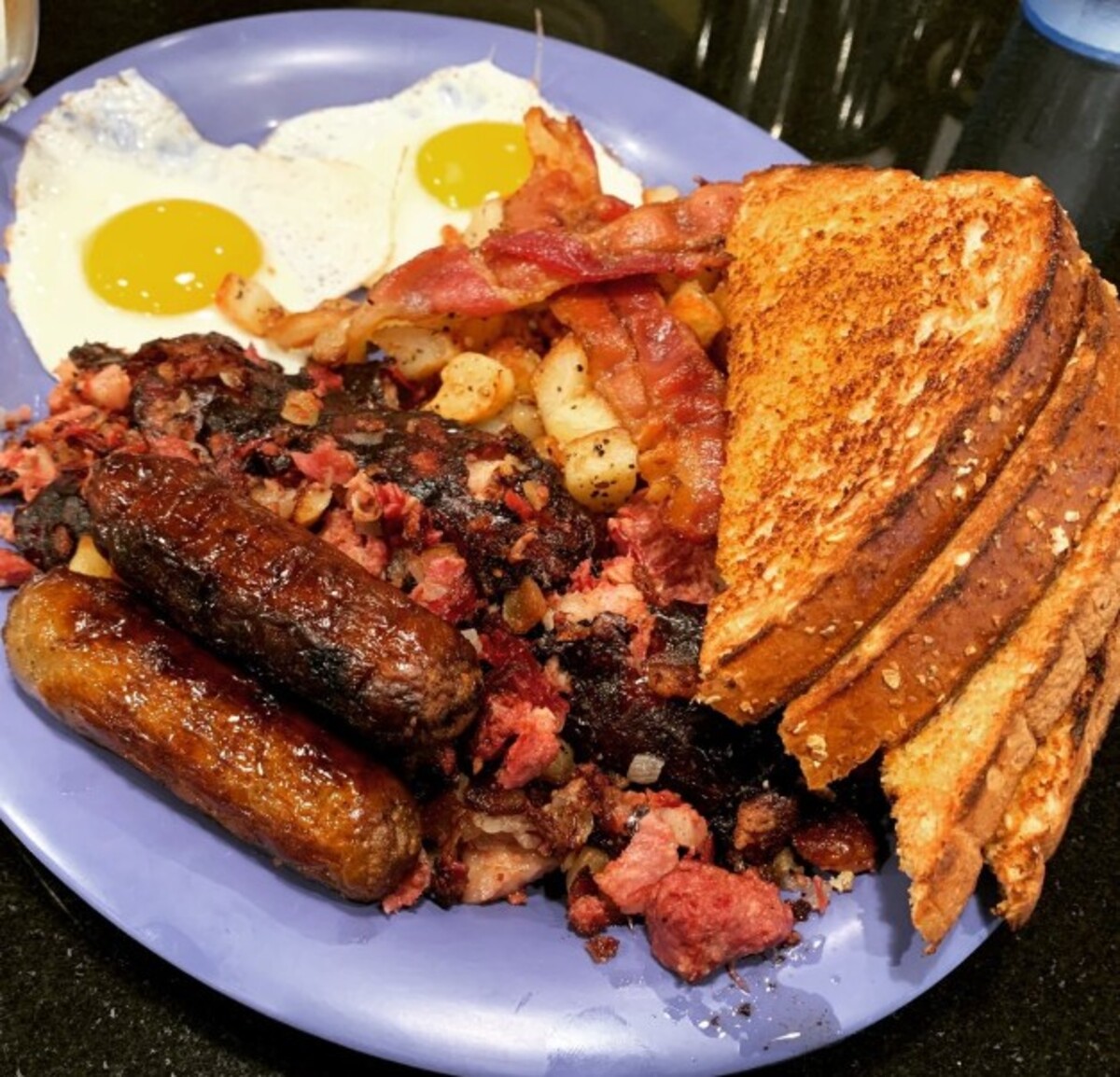 Food at J & M Diner located in Framingham, MA. 