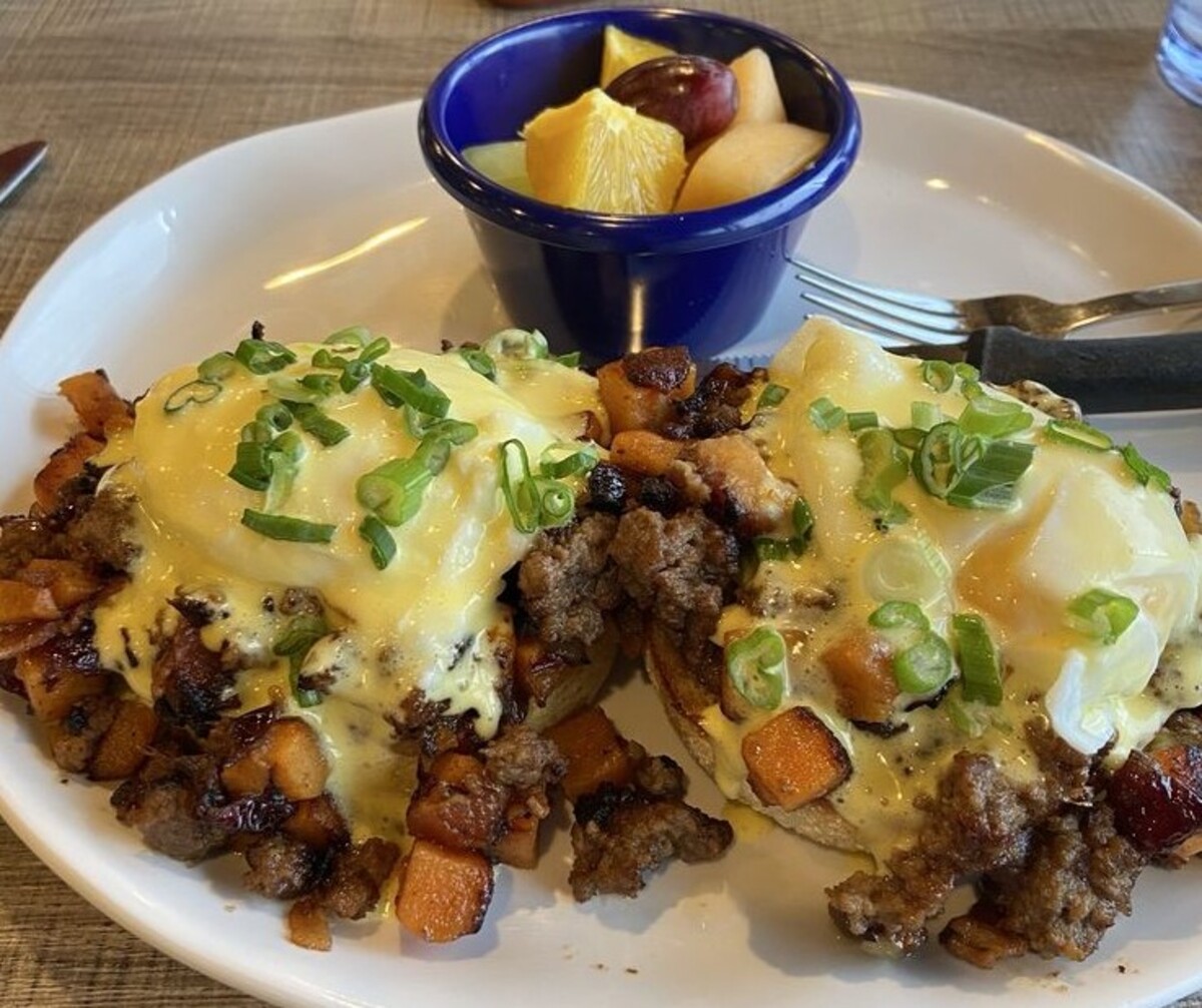 Food at J & M Diner located in Framingham, MA. 