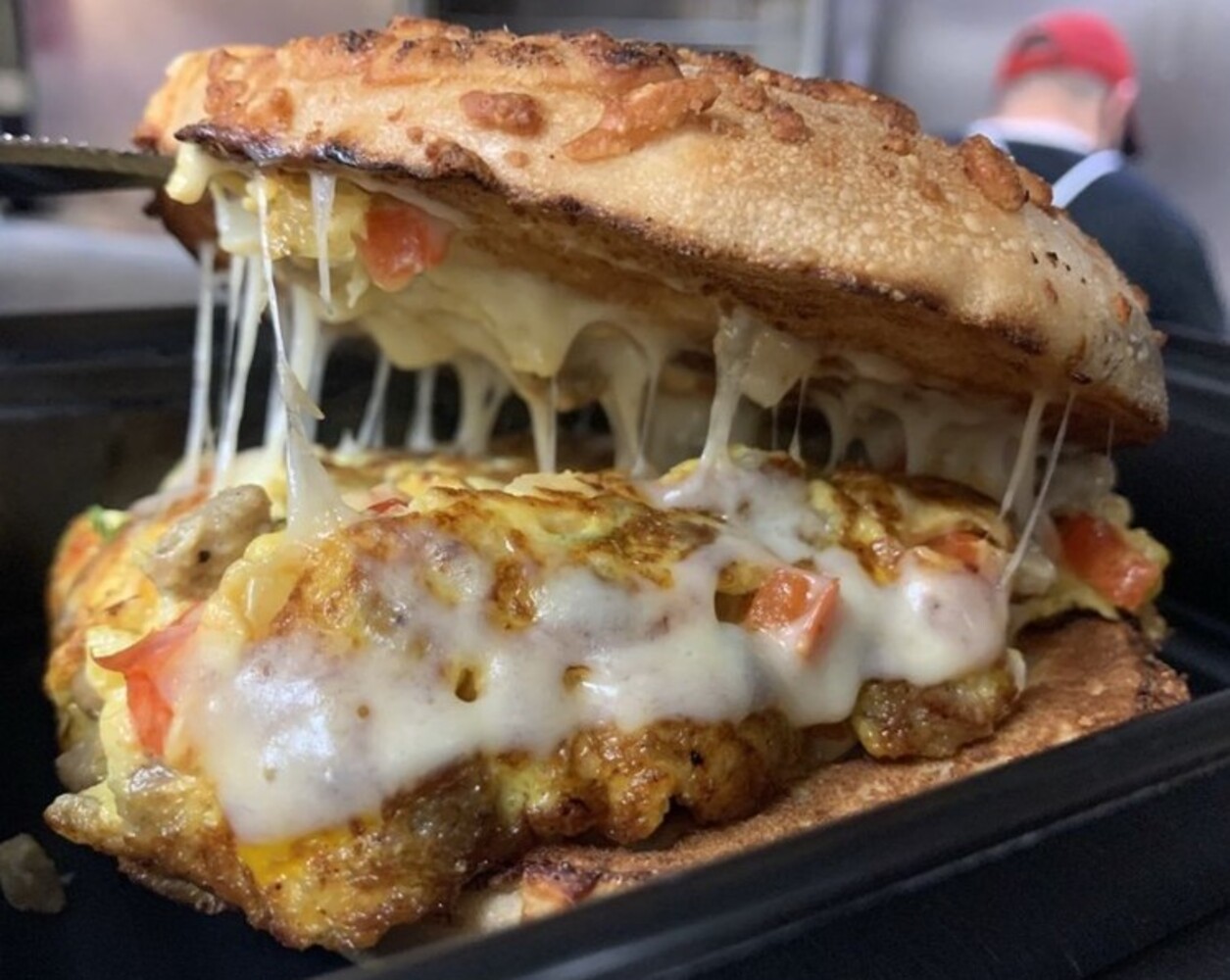 Food at J & M Diner located in Framingham, MA. 