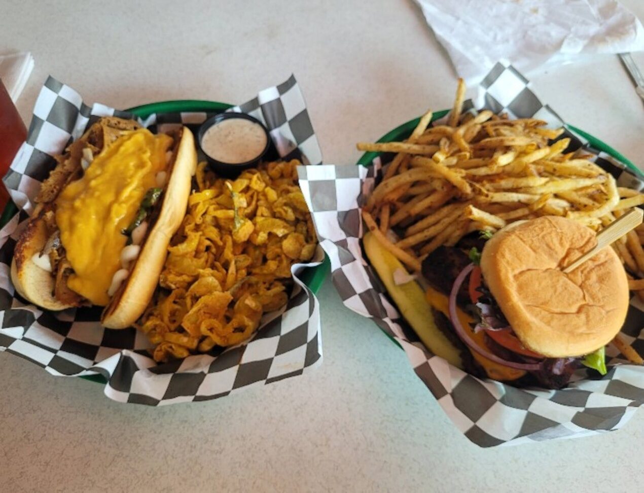 Food at MOD Pizza located in Burlington, NC. 