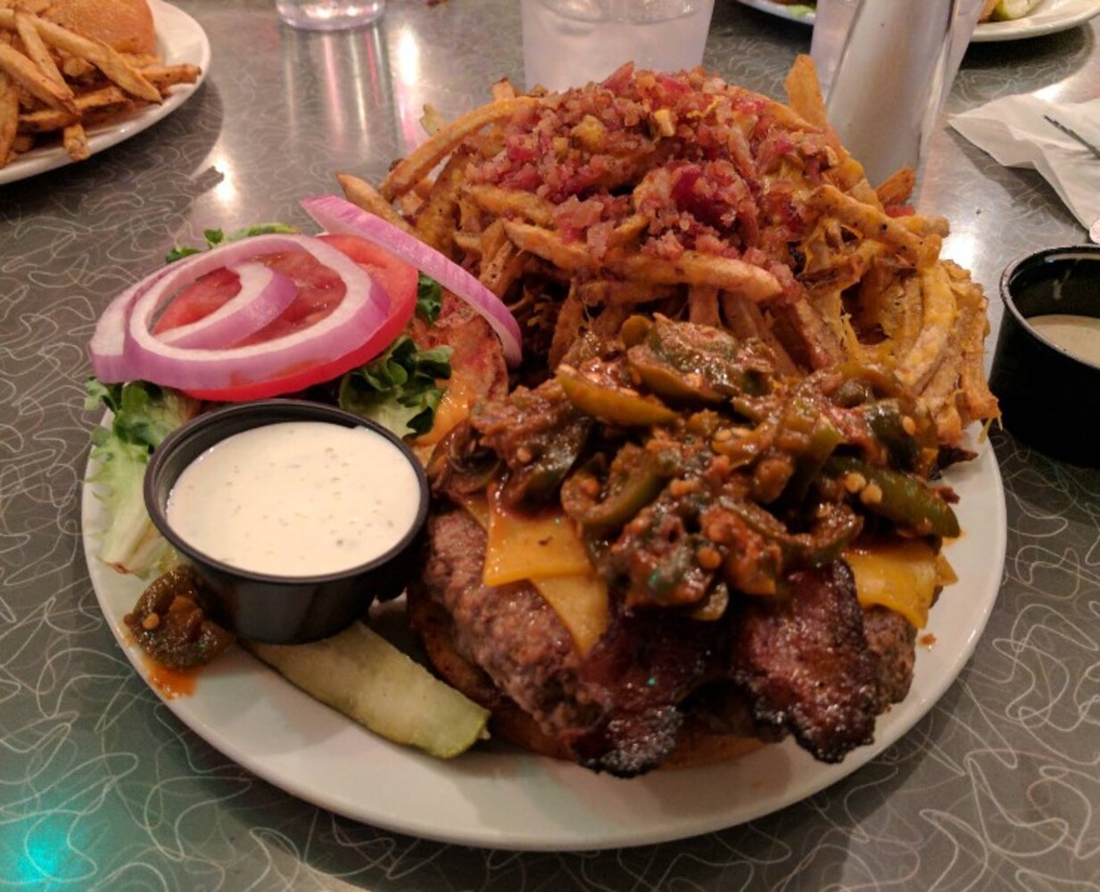 Food at Mid City Grill located in Johnson City, TN. 