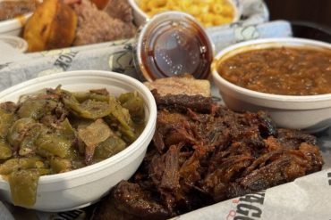 Food at ChuckWagon BBQ located in Madison, AL.