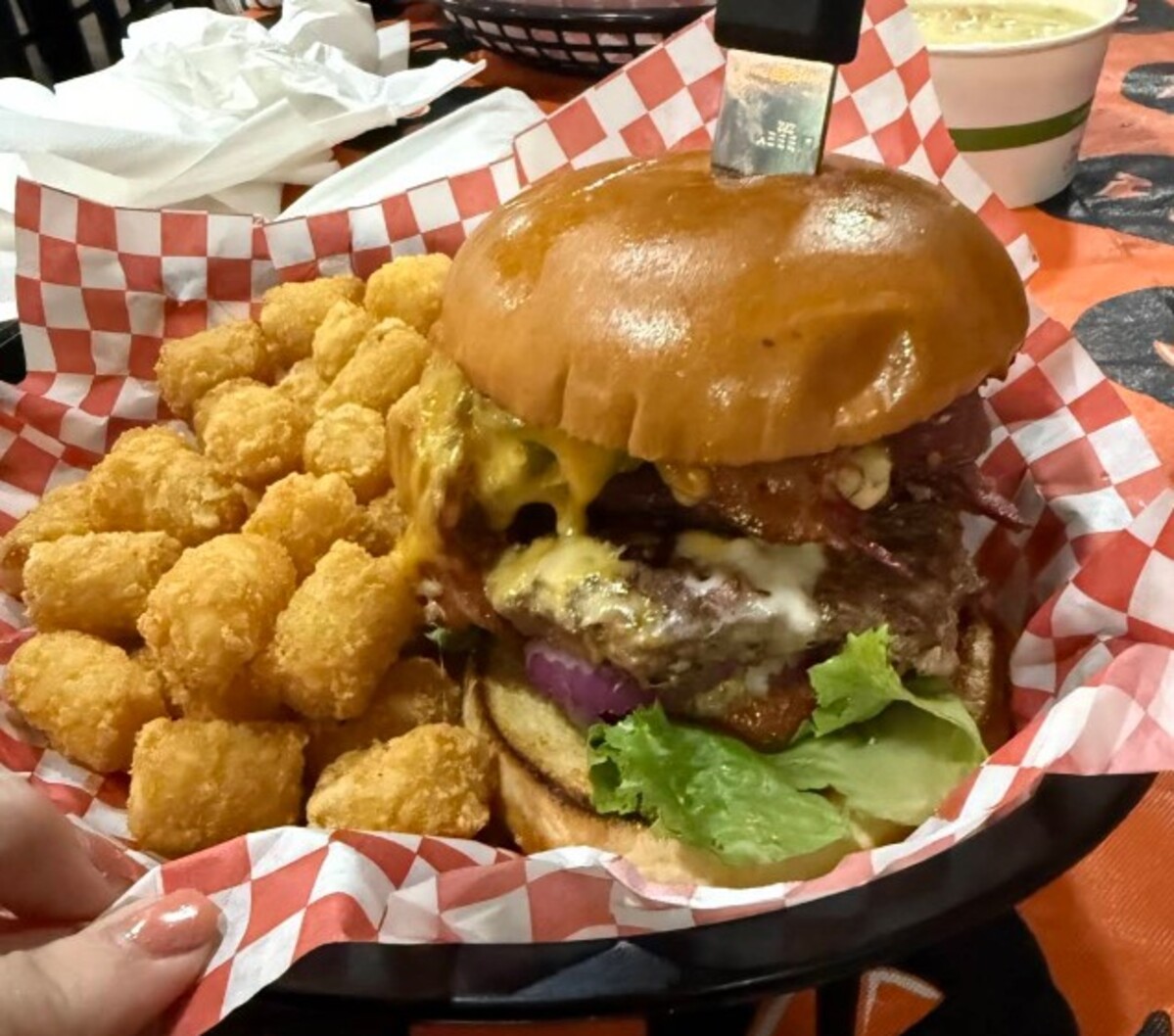 Food at Duke's Sweet's and Treat's located in Wasilla, AK.