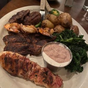 Food at Huisache Grill located in New Braunfels, TX.