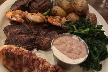 Food at Huisache Grill located in New Braunfels, TX.