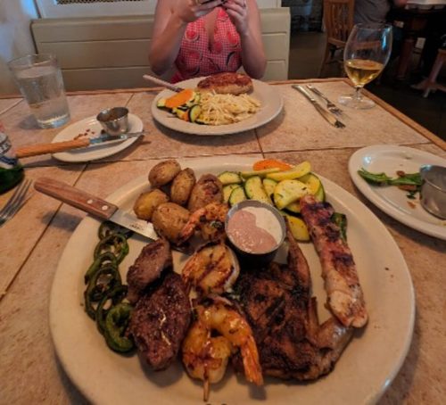 Food at Huisache Grill located in New Braunfels, TX.