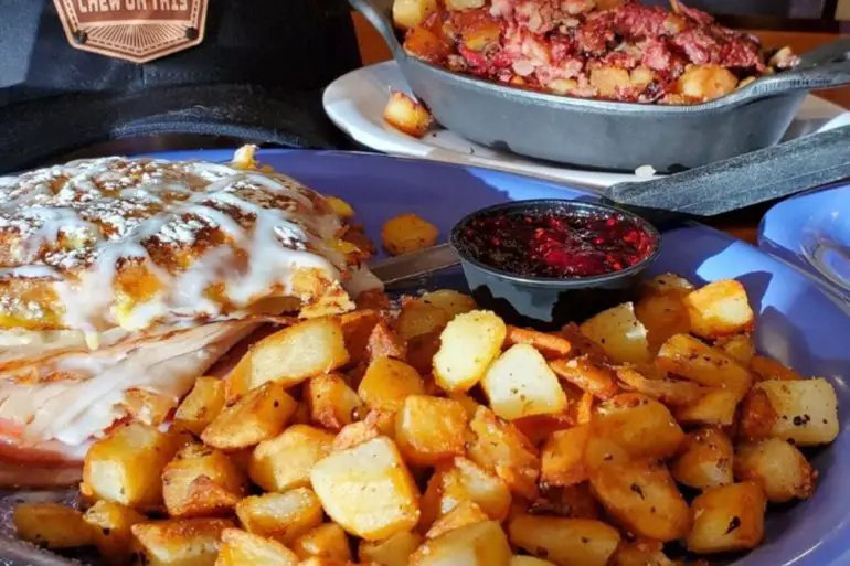 Food at J & M Diner located in Framingham, MA.