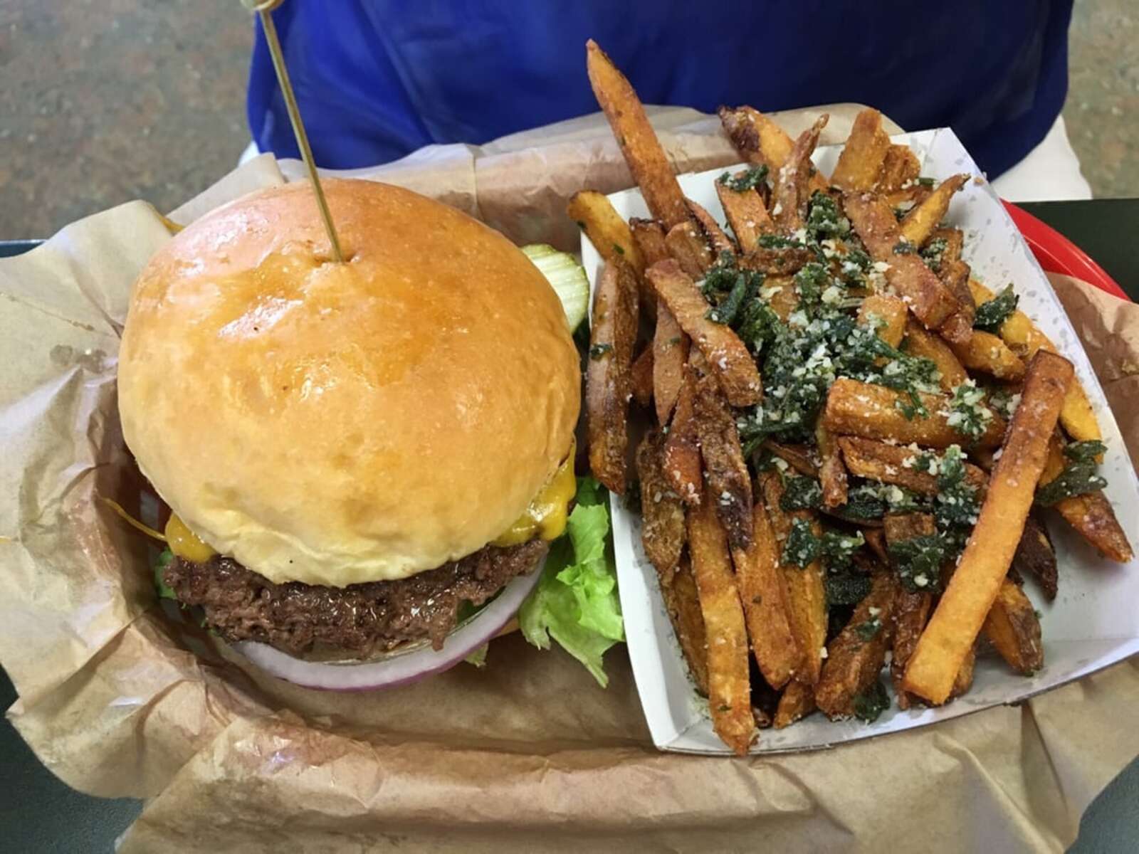 Food at Bingo Burger located in Pueblo, CO.