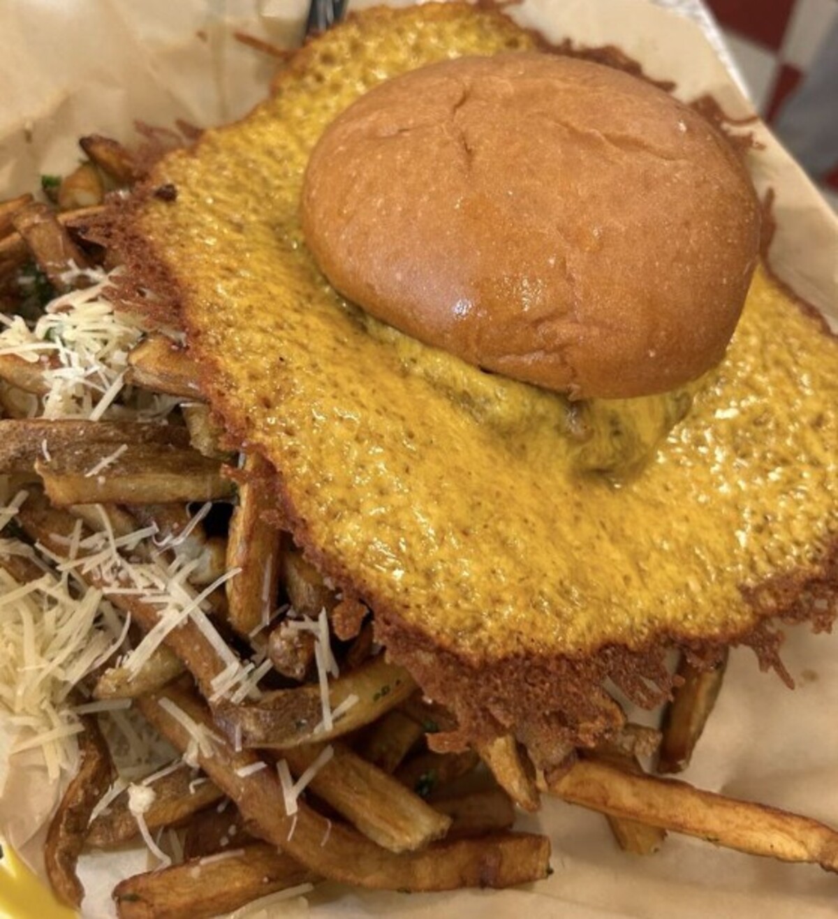 Food at The Burger Dive located in Billings, MT. 